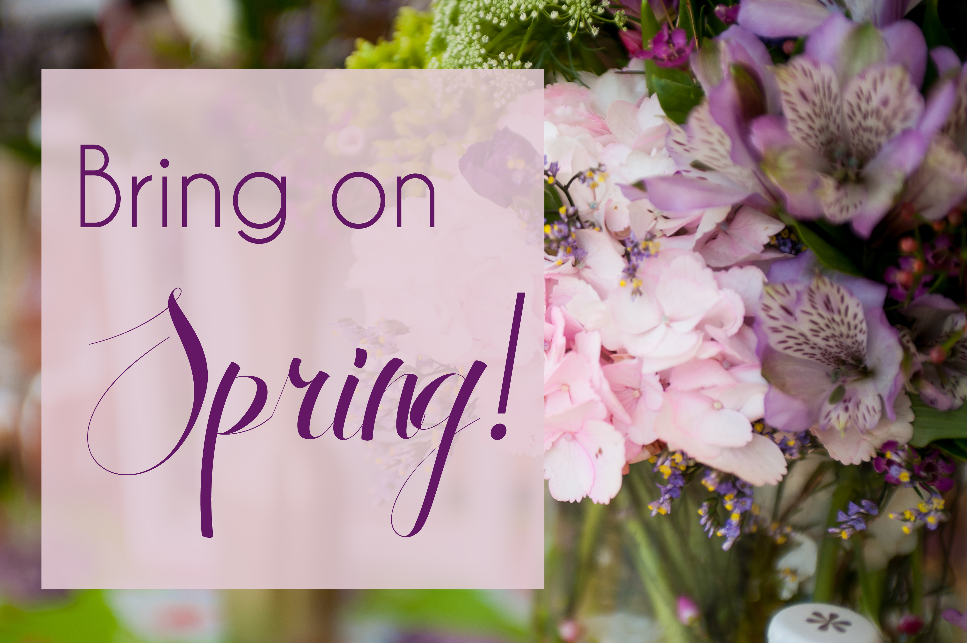 Bring on Spring! // Personal Showit Blog