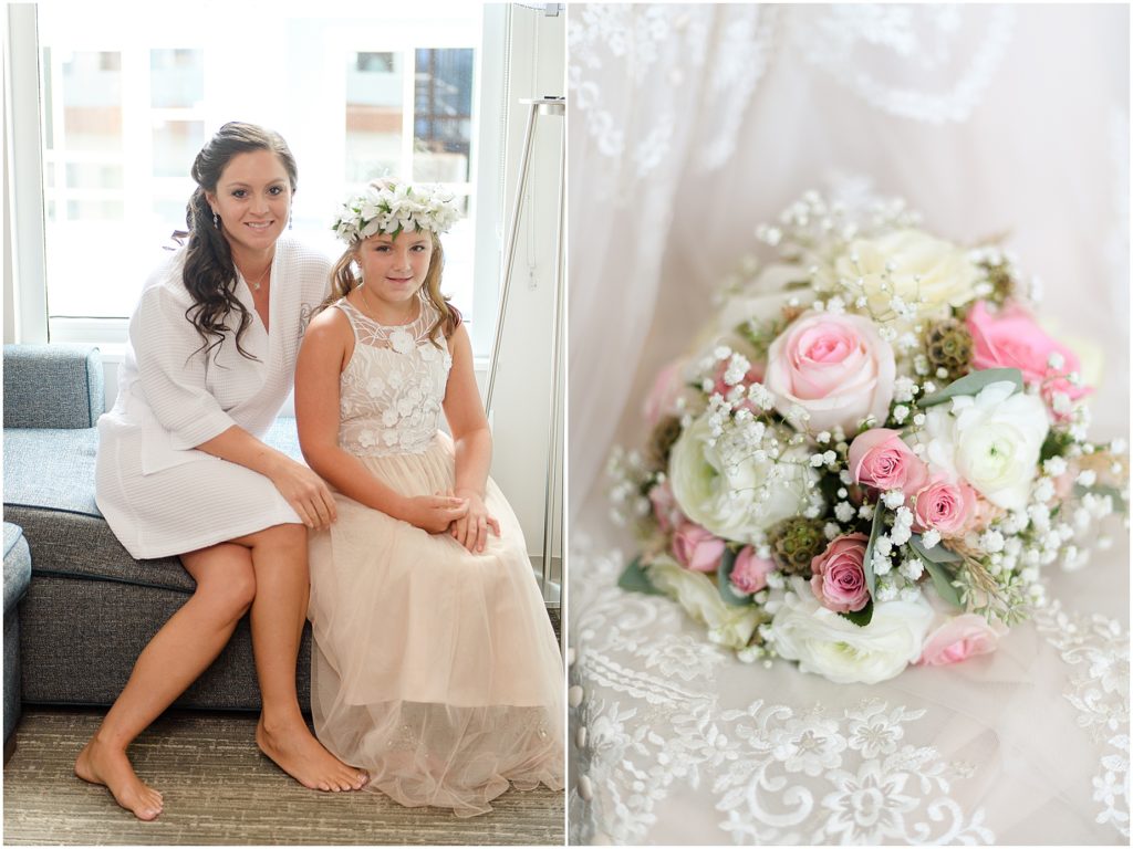 Susan + Matt, Hampton Rooftop Wedding, Fowler Studios, flower girl