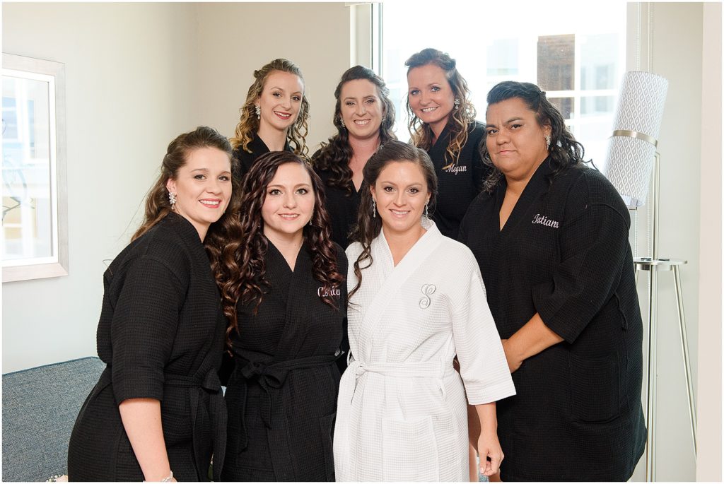 Susan + Matt, Hampton Rooftop Wedding, Fowler Studios, bridesmaids