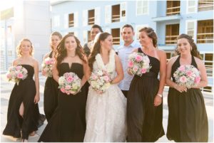 Susan + Matt, Hampton Rooftop Wedding, Fowler Studios, bridesmaids