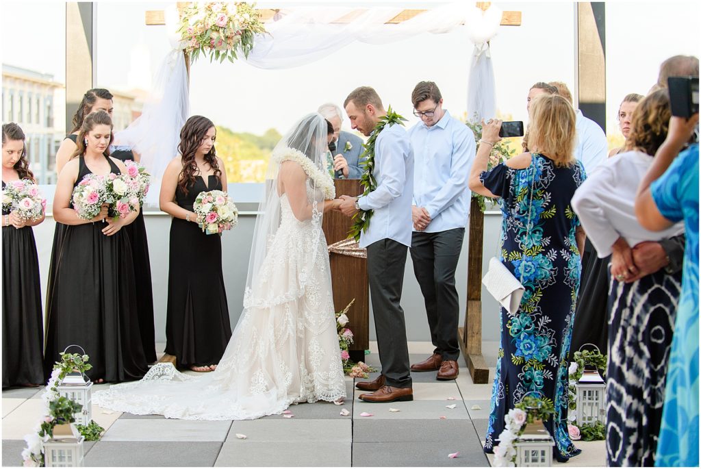 Susan + Matt, Hampton Rooftop Wedding, Fowler Studios, rooftop ceremony