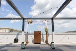 Susan + Matt, Hampton Rooftop Wedding, Fowler Studios, rooftop ceremony