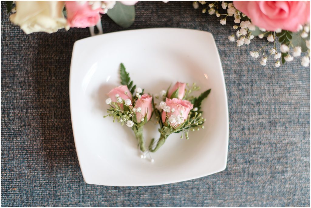 Susan + Matt, Hampton Rooftop Wedding, Fowler Studios, pink flowers